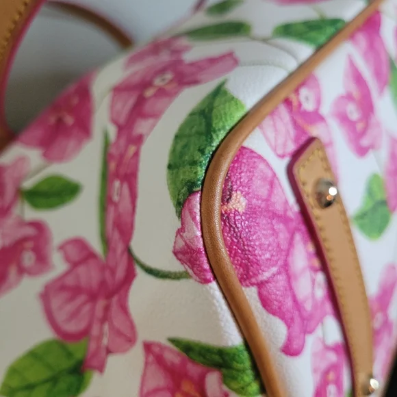 Dooney & Bourke Bougainvillea Zip Top Shopper Tote - Picture 16 of 16
